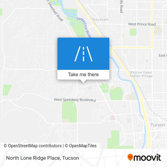 North Lone Ridge Place map