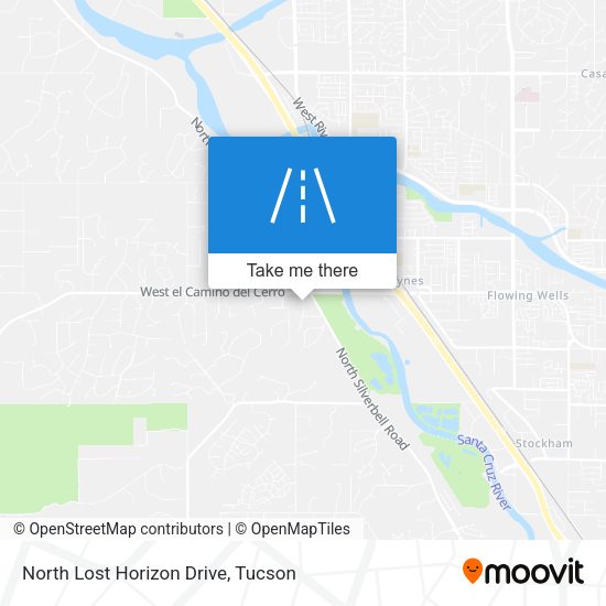 North Lost Horizon Drive map