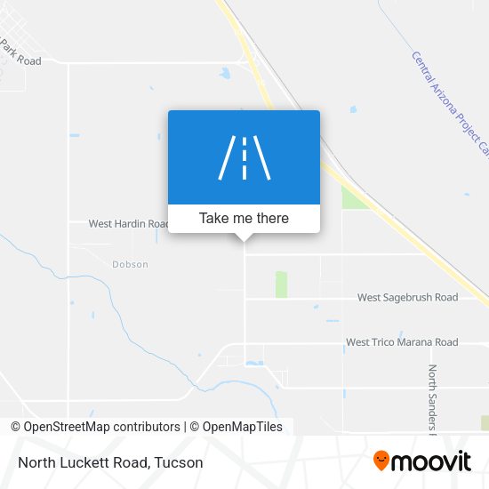 North Luckett Road map