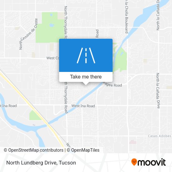 North Lundberg Drive map