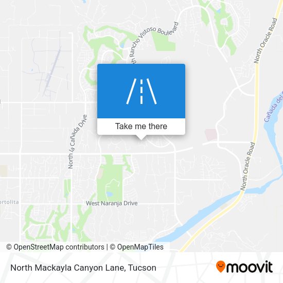 Mapa de North Mackayla Canyon Lane