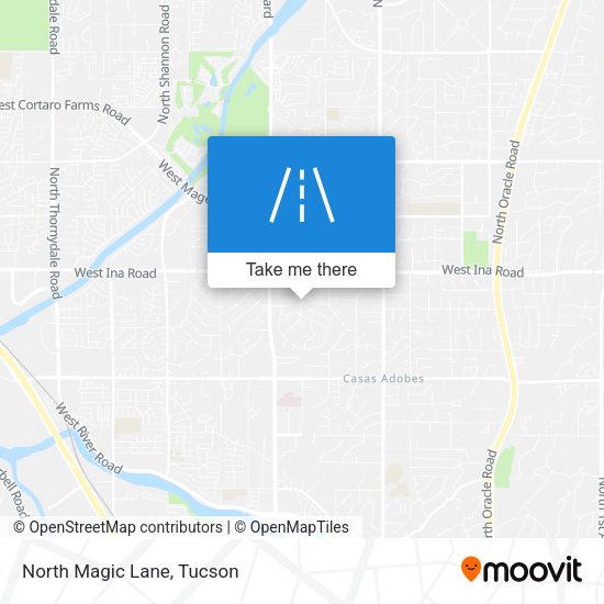 Mapa de North Magic Lane