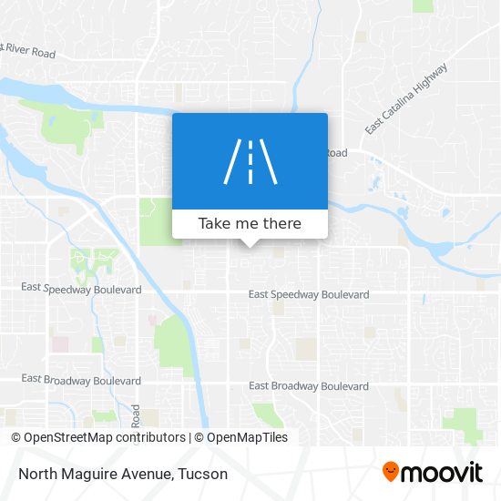 North Maguire Avenue map