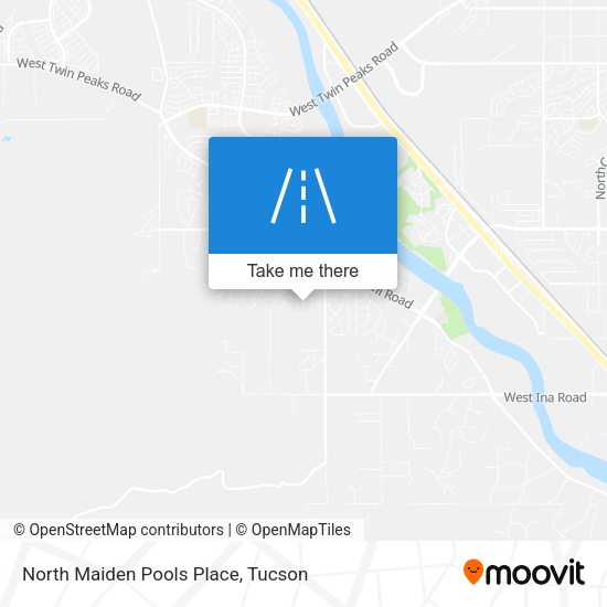 North Maiden Pools Place map