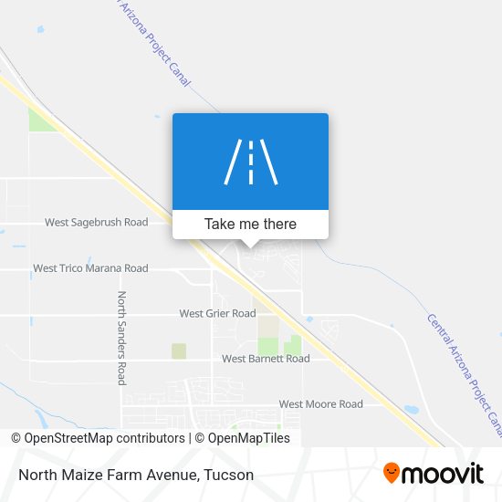 North Maize Farm Avenue map