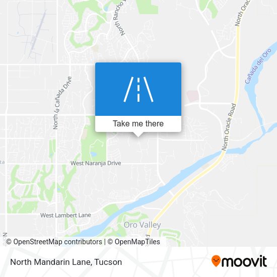 North Mandarin Lane map