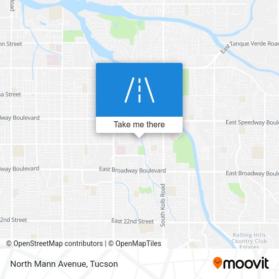 Mapa de North Mann Avenue