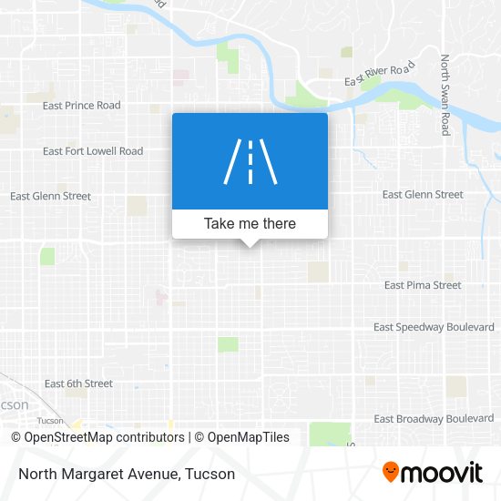North Margaret Avenue map