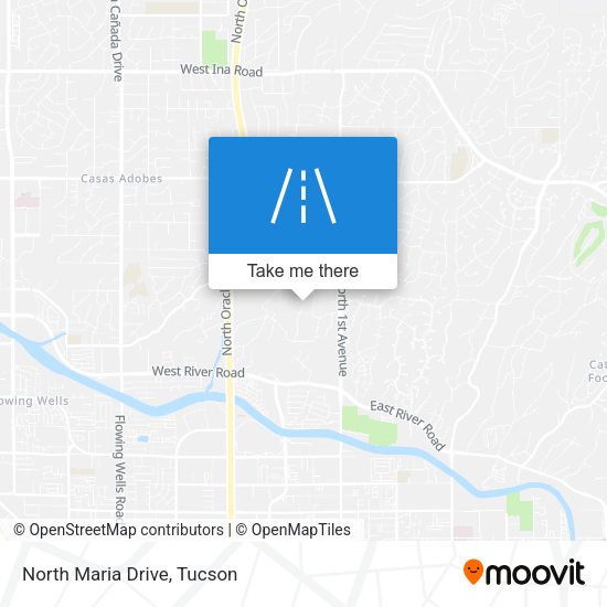 North Maria Drive map