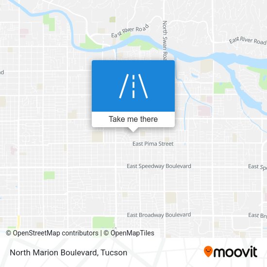 North Marion Boulevard map