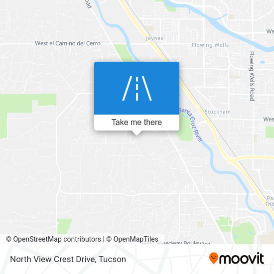 Mapa de North View Crest Drive