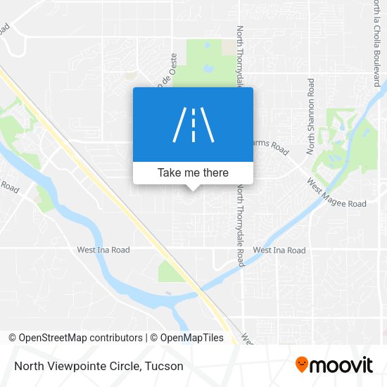 Mapa de North Viewpointe Circle