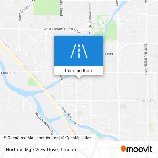 North Village View Drive map