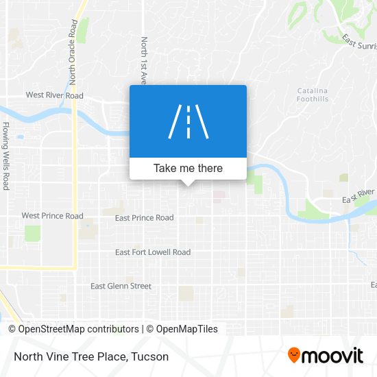 North Vine Tree Place map