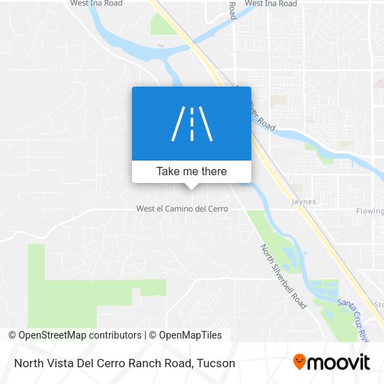 North Vista Del Cerro Ranch Road map