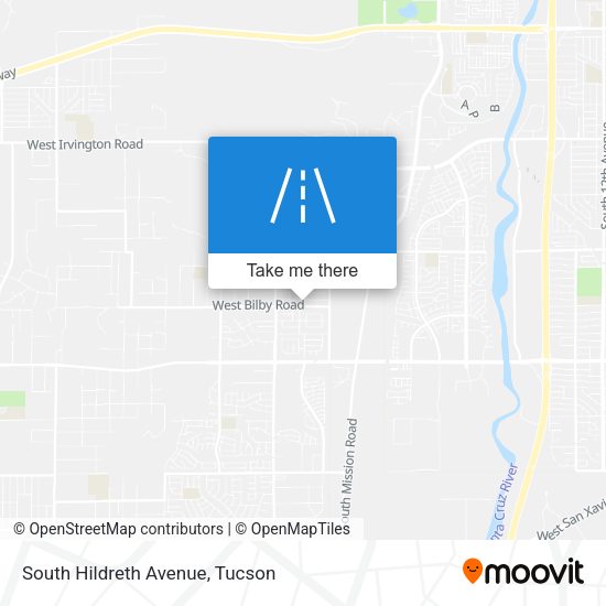 South Hildreth Avenue map