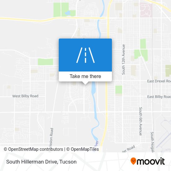 South Hillerman Drive map