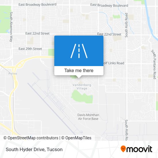 Mapa de South Hyder Drive
