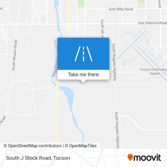 South J Stock Road map