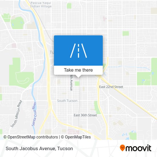 South Jacobus Avenue map