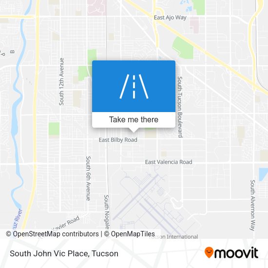 South John Vic Place map