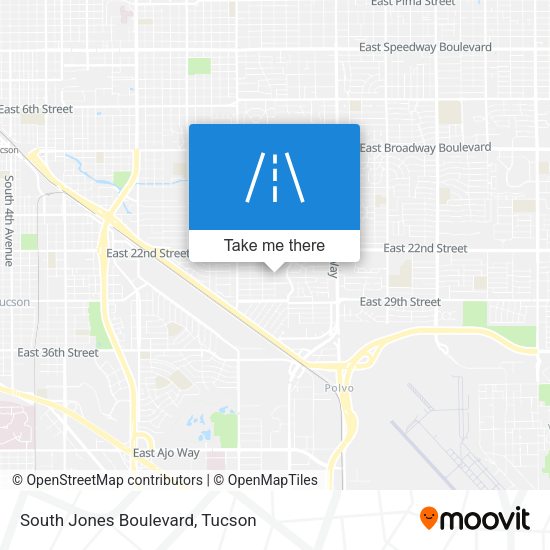 Mapa de South Jones Boulevard