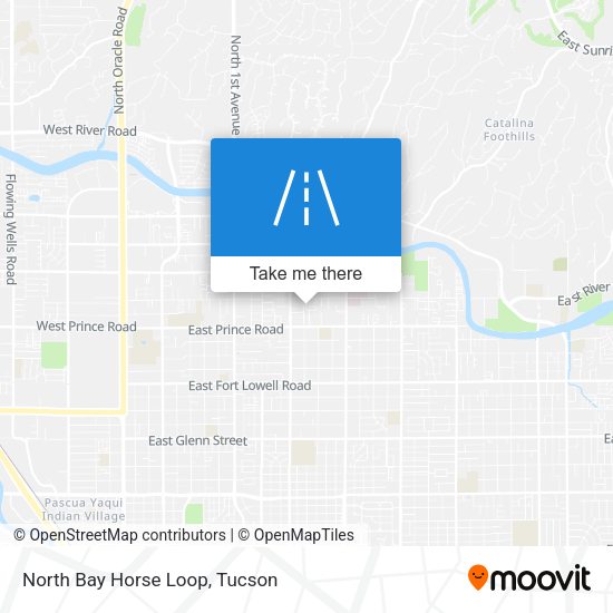 North Bay Horse Loop map