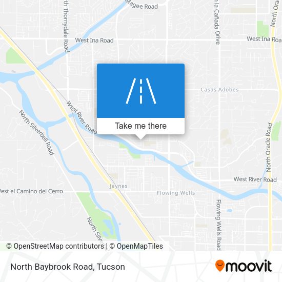 North Baybrook Road map