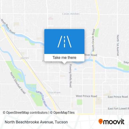 North Beachbrooke Avenue map