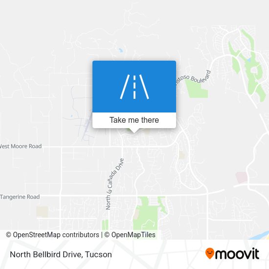 North Bellbird Drive map
