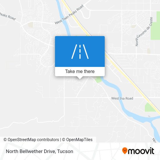 Mapa de North Bellwether Drive