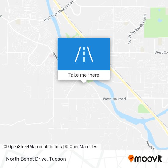 Mapa de North Benet Drive