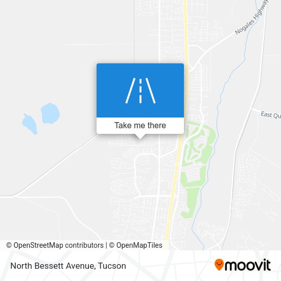 Mapa de North Bessett Avenue
