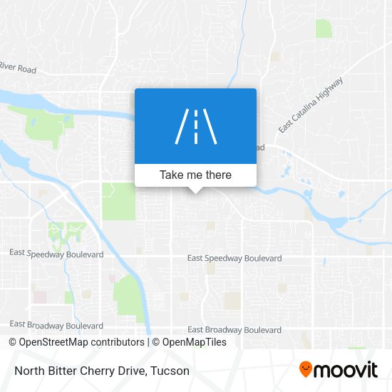 North Bitter Cherry Drive map