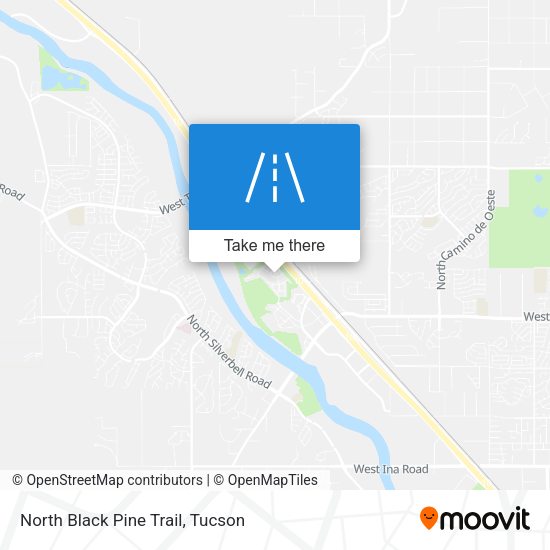 North Black Pine Trail map