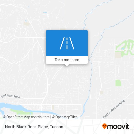 North Black Rock Place map
