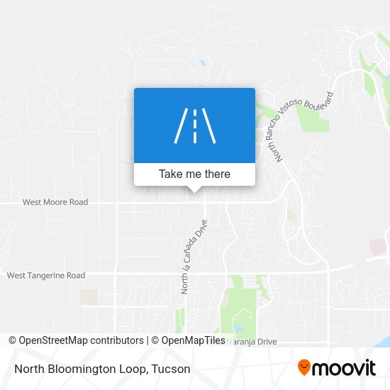 North Bloomington Loop map