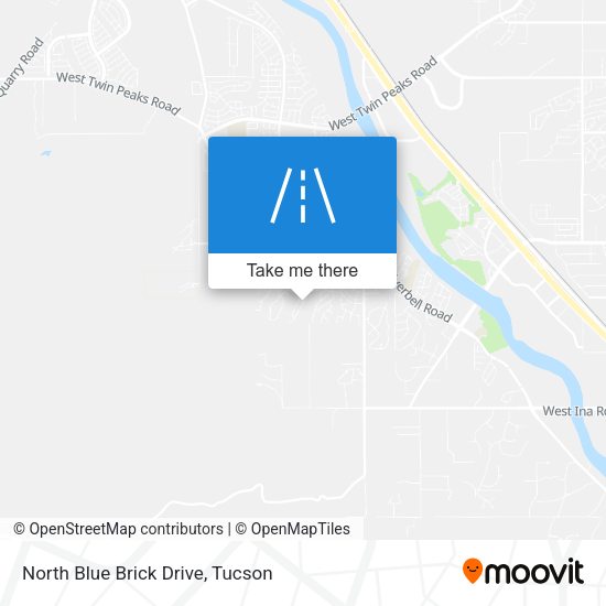 North Blue Brick Drive map