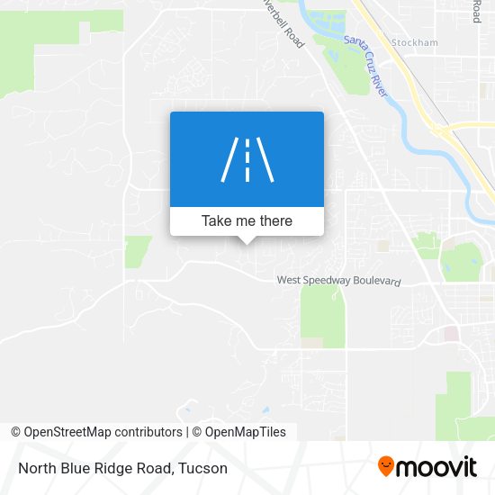 North Blue Ridge Road map