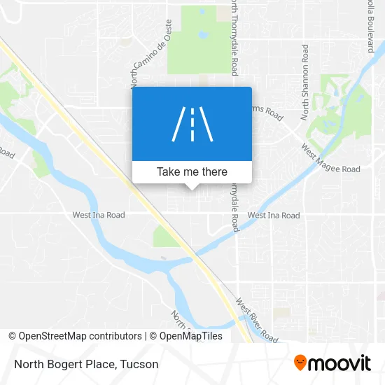 North Bogert Place map