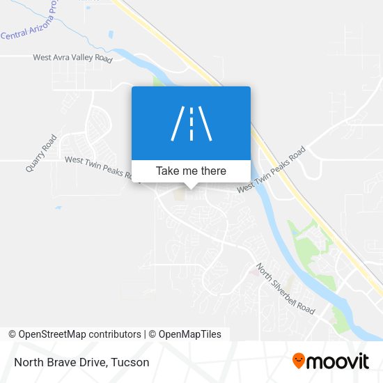 Mapa de North Brave Drive
