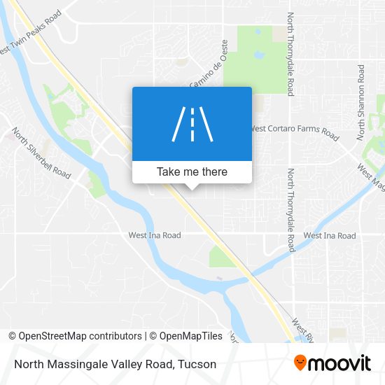 Mapa de North Massingale Valley Road