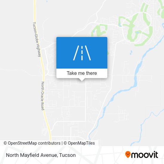 North Mayfield Avenue map