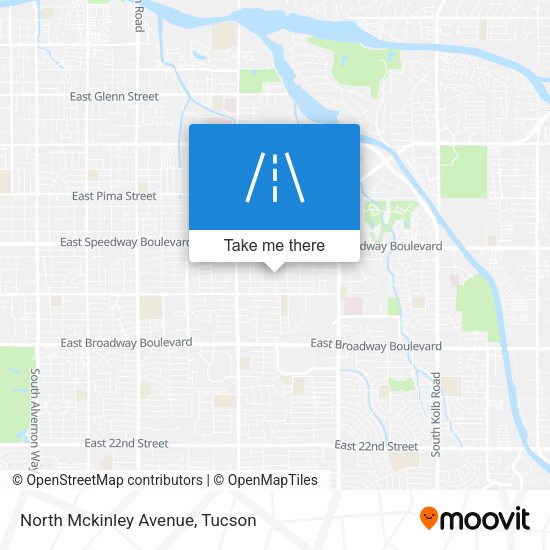 North Mckinley Avenue map
