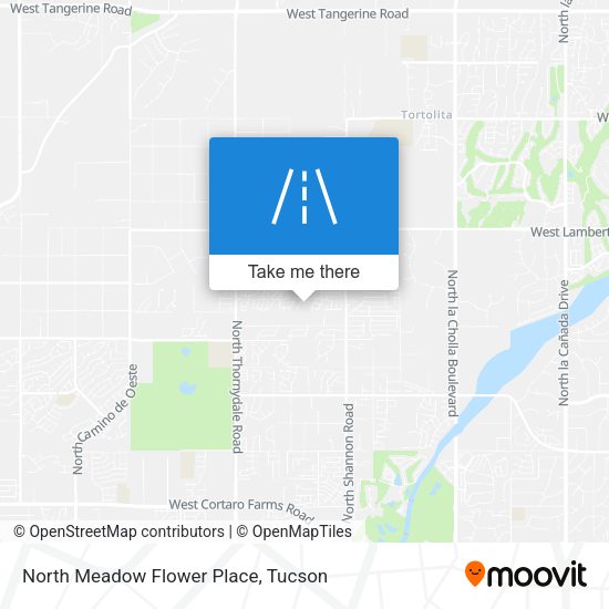 North Meadow Flower Place map