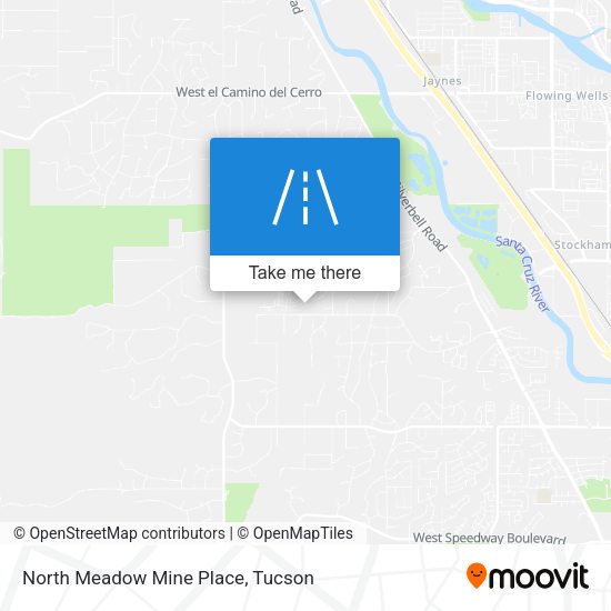 North Meadow Mine Place map