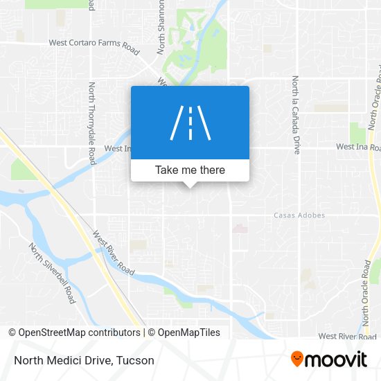 Mapa de North Medici Drive