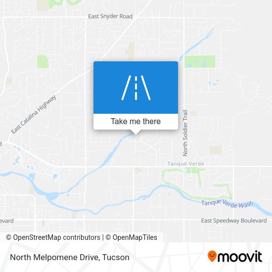 Mapa de North Melpomene Drive