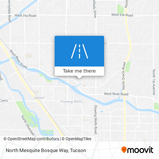 Mapa de North Mesquite Bosque Way