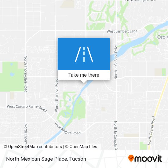 Mapa de North Mexican Sage Place